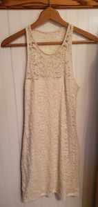 Creme lace dress